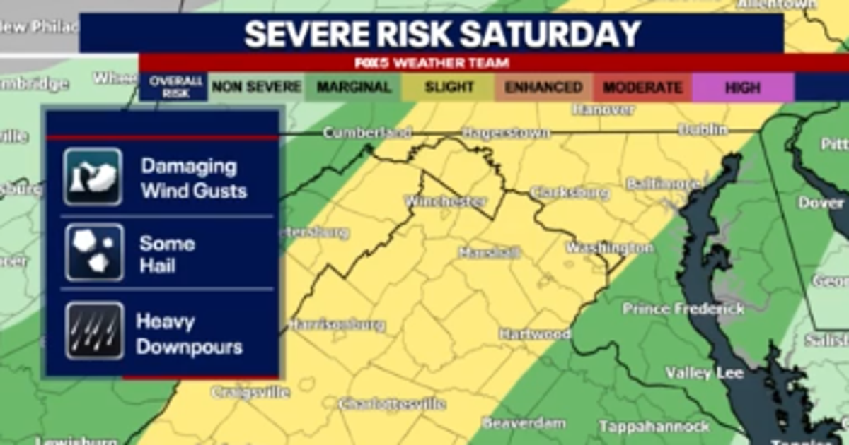 Severe thunderstorm warnings, watches issued for parts of Maryland ...