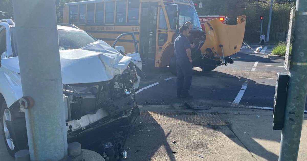 School bus collision in Silver Spring sends children to hospital | FOX 5 DC
