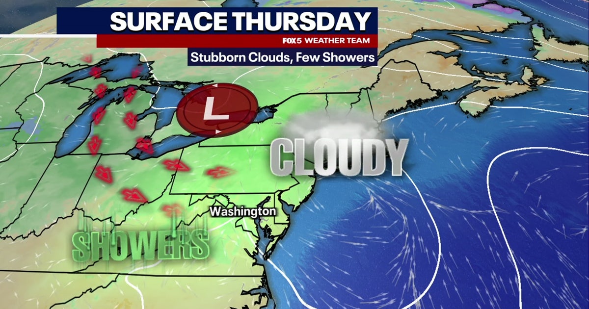 DC weather: Mostly dry Thursday with chance of scattered showers | FOX 5 DC
