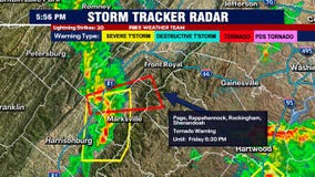 Tornado warnings and watches issued for Virginia, Maryland and DC