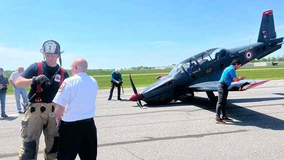 Plane malfunctions during landing in Frederick County