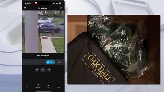Porch pirate returns stolen cap and gown to George Mason graduate