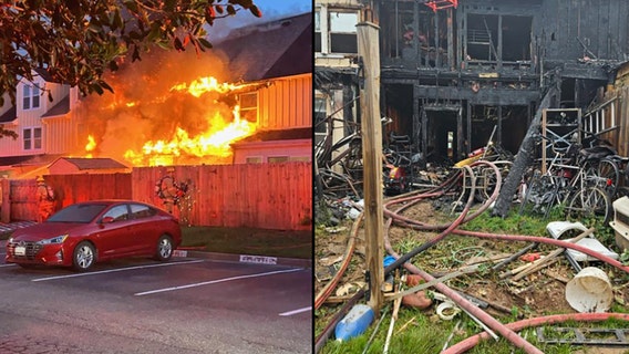 Off-duty firefighter helps neighbor escape blaze in Gaithersburg townhome