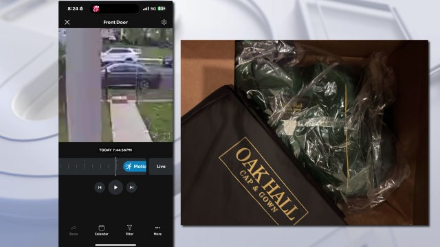 Porch pirate returns stolen cap and gown to George Mason graduate