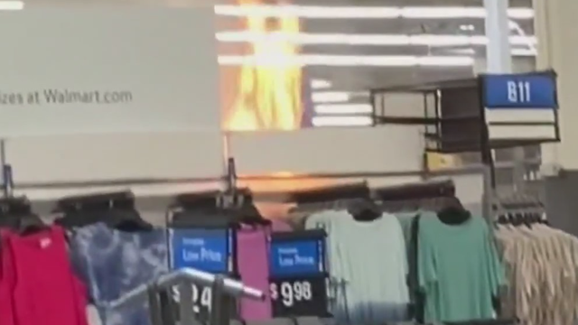 Winchester Walmart reopens after fire set in women's department, officials say