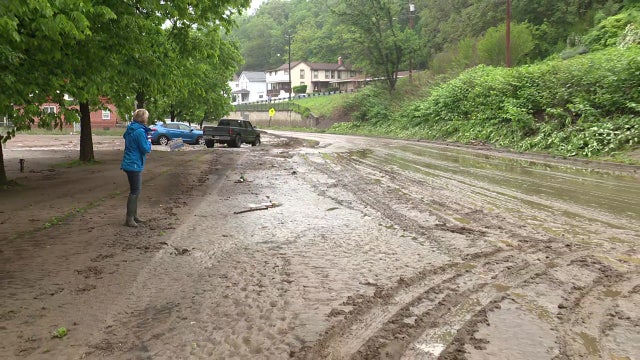 Westernport Flood: Maryland town covered in mud after floodwaters force evacuation of school
