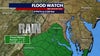 Flood Watch in DC region as showers and thunderstorms threaten through weekend