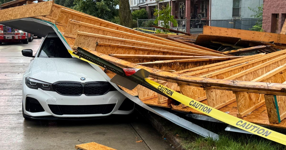 WATCH: Building collapses in Northeast DC during severe storms | FOX 5 DC