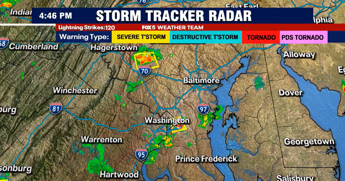 Severe thunderstorm warnings issued for DC area | FOX 5 DC