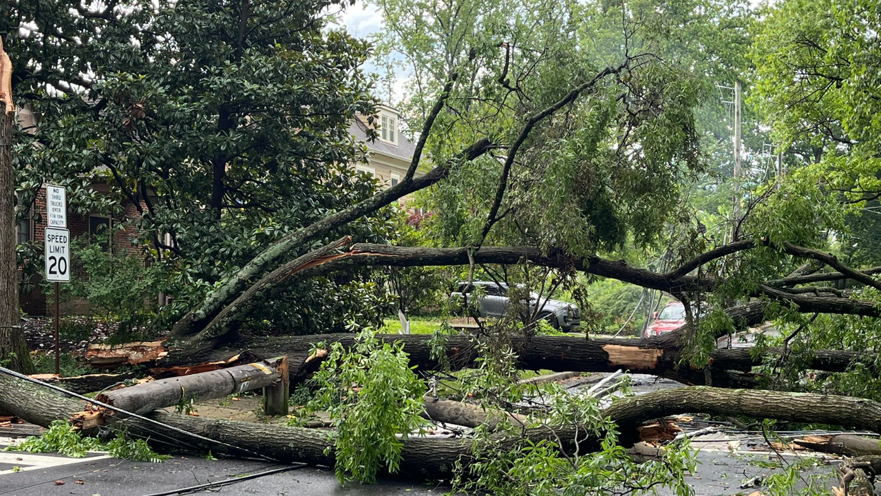 Over 10,000 without power in Maryland after severe storms