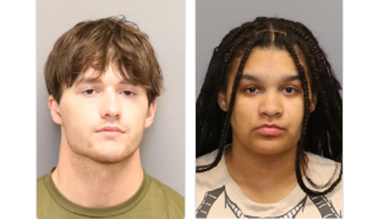Teen couple accused of trapping Maryland man inside his own car, lighting it on fire