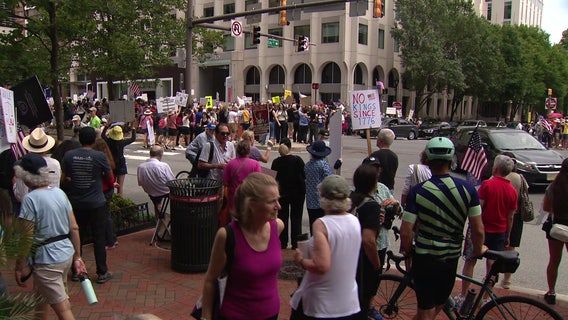 ‘No Kings’ demonstrations sweep DC region and cities nationwide