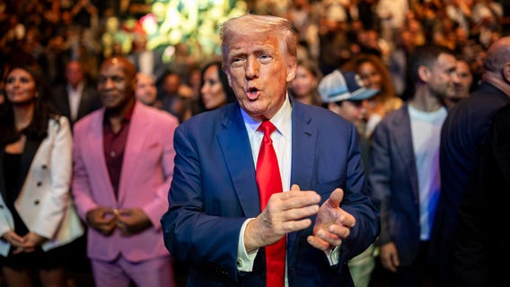 Trump visits Fort Bragg amid criticism over military deployment in response to immigration protests