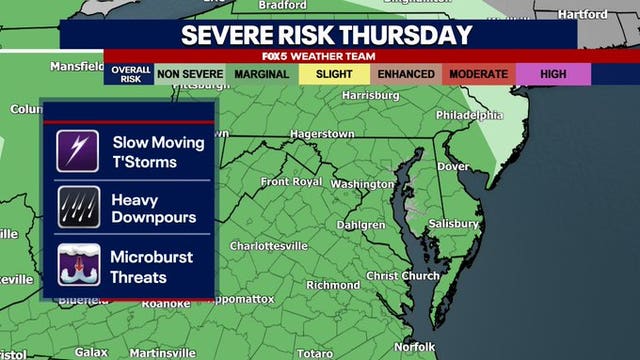 Severe thunderstorm watch issued for D.C. area