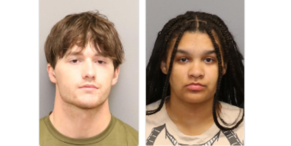 Teen couple accused of trapping Maryland man inside his own car, lighting it on fire