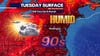Heat index nears 102 degrees Tuesday as sweltering conditions grip DC region