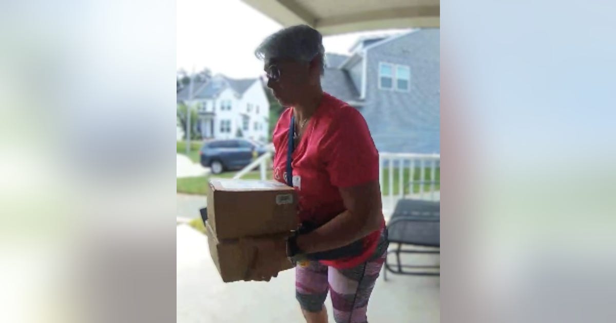 Woman caught on camera taking 2 packages from porch in Prince William ...