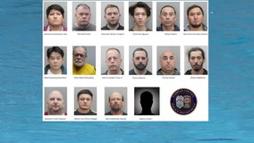 16 arrested in Fairfax County online predator sting: police