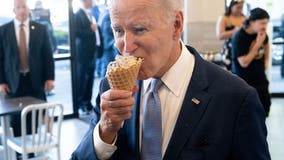 Biden visits second Maryland ice cream shop in one week