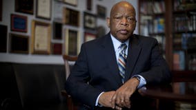 "Good Trouble Lives On" protests honor legacy of John Lewis