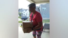 Woman caught on camera taking 2 packages from porch in Prince William County