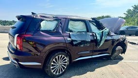 Man ejected from car during crash in DC