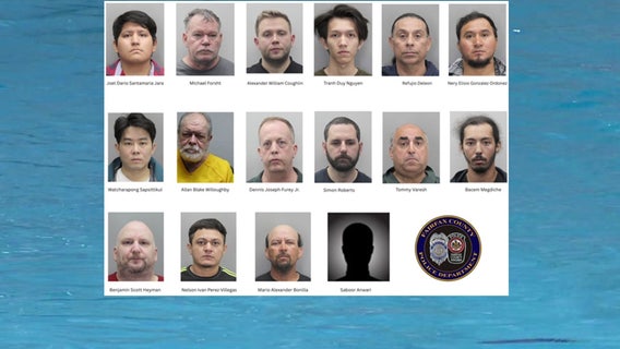 16 arrested in Fairfax County online predator sting: police