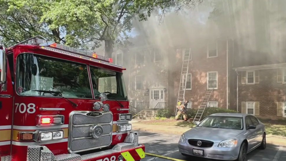 2 firefighters hospitalized after battling blaze in Montgomery County