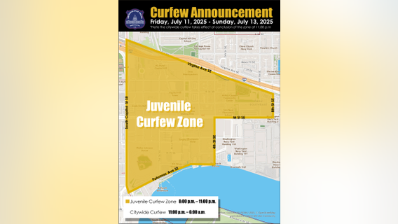 Additional juvenile curfew now in effect for Navy Yard