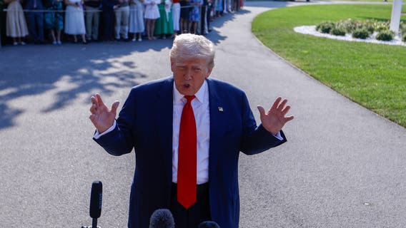 Trump flies to Scotland for trade talks, golf rounds