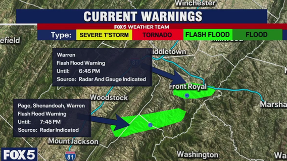 Severe weather in DC, Maryland, Virginia: Flash floods cause damage across region