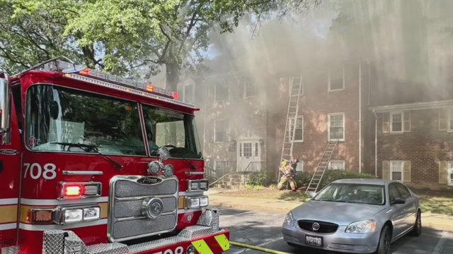 2 firefighters hospitalized after battling blaze in Montgomery County