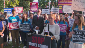Demonstrations held amid allegations of Fairfax County staff paying for student's abortions