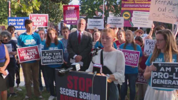 Demonstrations held amid allegations of Fairfax County staff paying for student's abortions
