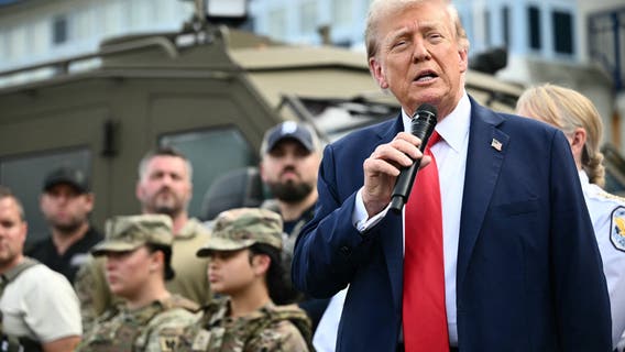 Trump visits federal law enforcement officers in DC; does not do patrols as expected