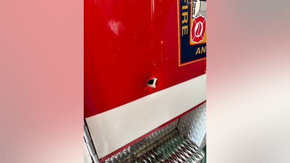 DC fire truck hit by gunfire in Northeast