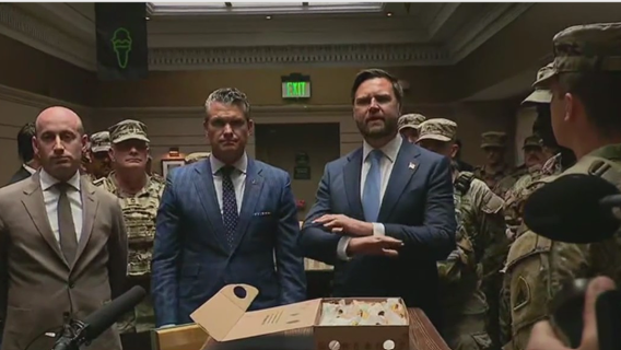 VP Vance confronted by protestors at Union Station as tensions over DC federal takeover grow