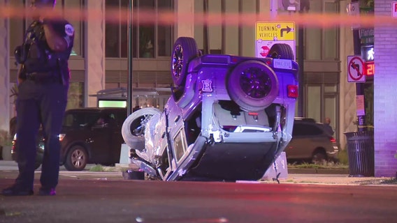 2 hospitalized after early morning crash on North Capitol Street in DC