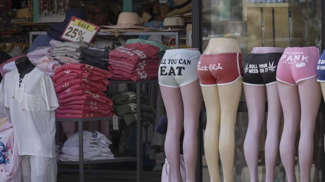 Virginia Beach aims to remove 'vulgar' t-shirt, booty-shorts displays from storefronts