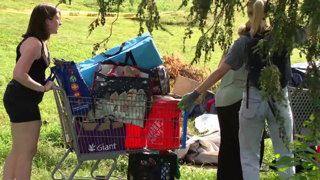 DC homeless encampment cleared as Trump pushes to extend federal control