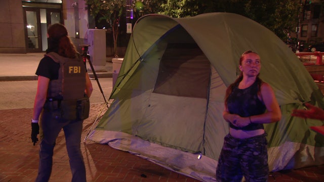 Federal sweep of DC homeless encampments sparks tension as Trump takeover continues