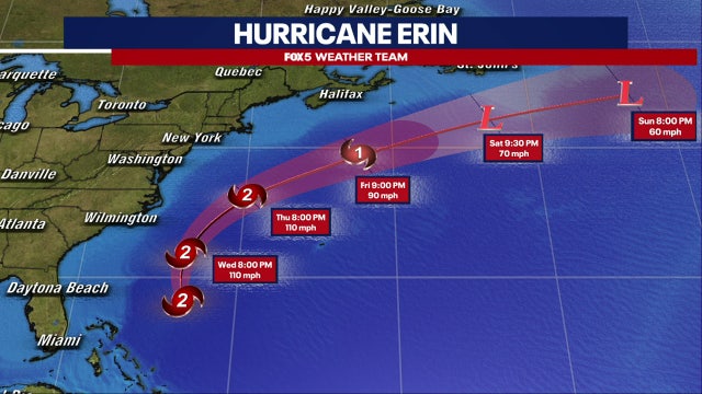 VA, MD officials warn coastal residents to prepare for impacts of Hurricane Erin
