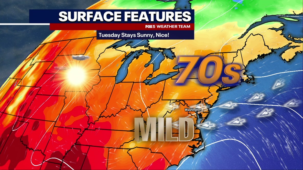 DC weather: Fall-like start to week across DMV