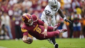 Commanders run past the Raiders 41-24