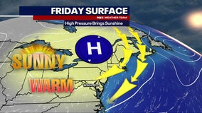 DC weather: Sunny, warm Friday leads into pleasant, mild weekend