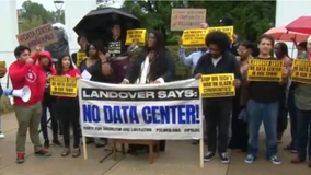 Prince George's County residents protest proposed data center at former site of Landover Mall