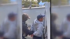 Video shows masked federal agents making arrest in DC