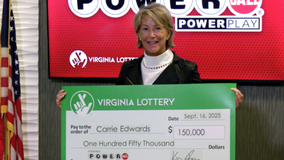Virginia woman wins lottery, donates it all to charity: 'I feel blessed'