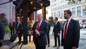 Trump dines out at restaurant near White House to promote DC crime crackdown