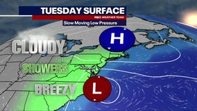 DC weather: Coastal storms bring showers, thunderstorms Tuesday